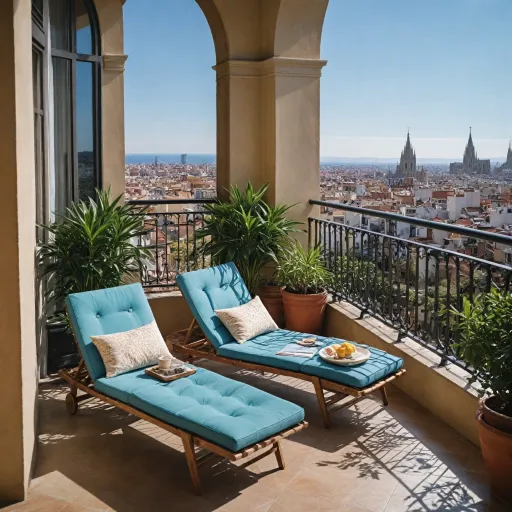Experience Barcelona’s luxury hotels with balcony: panoramic views and refined comfort