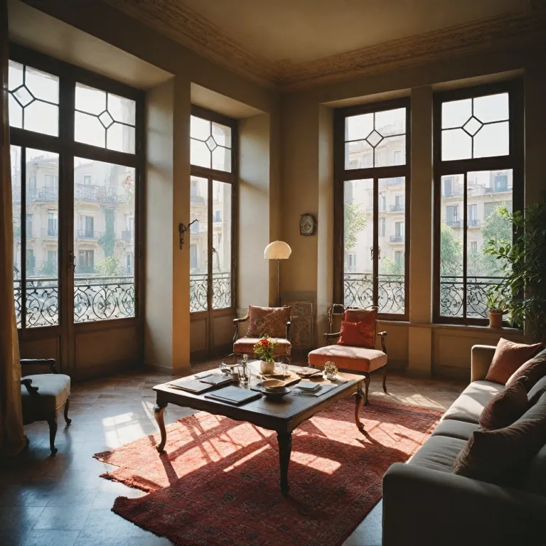 Experience refined comfort at murmuri residence mercader passatge de mercader 13 in central Barcelona